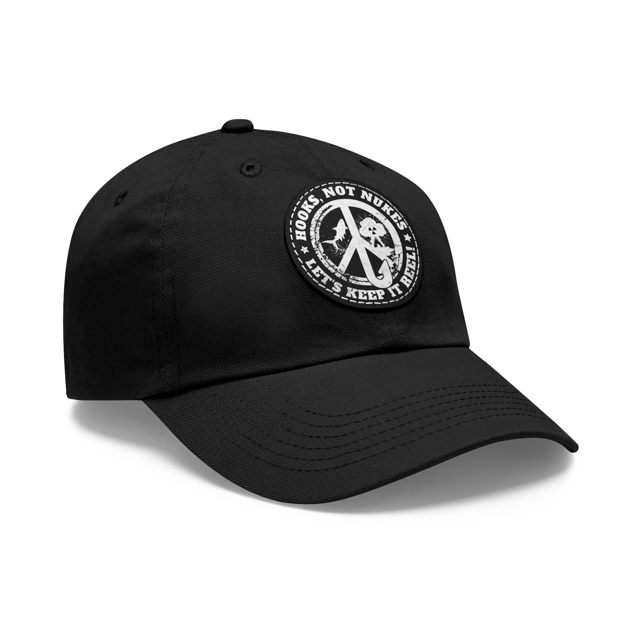 Hooks, Not Nukes – Let’s Keep It Reel! Dad Hat
