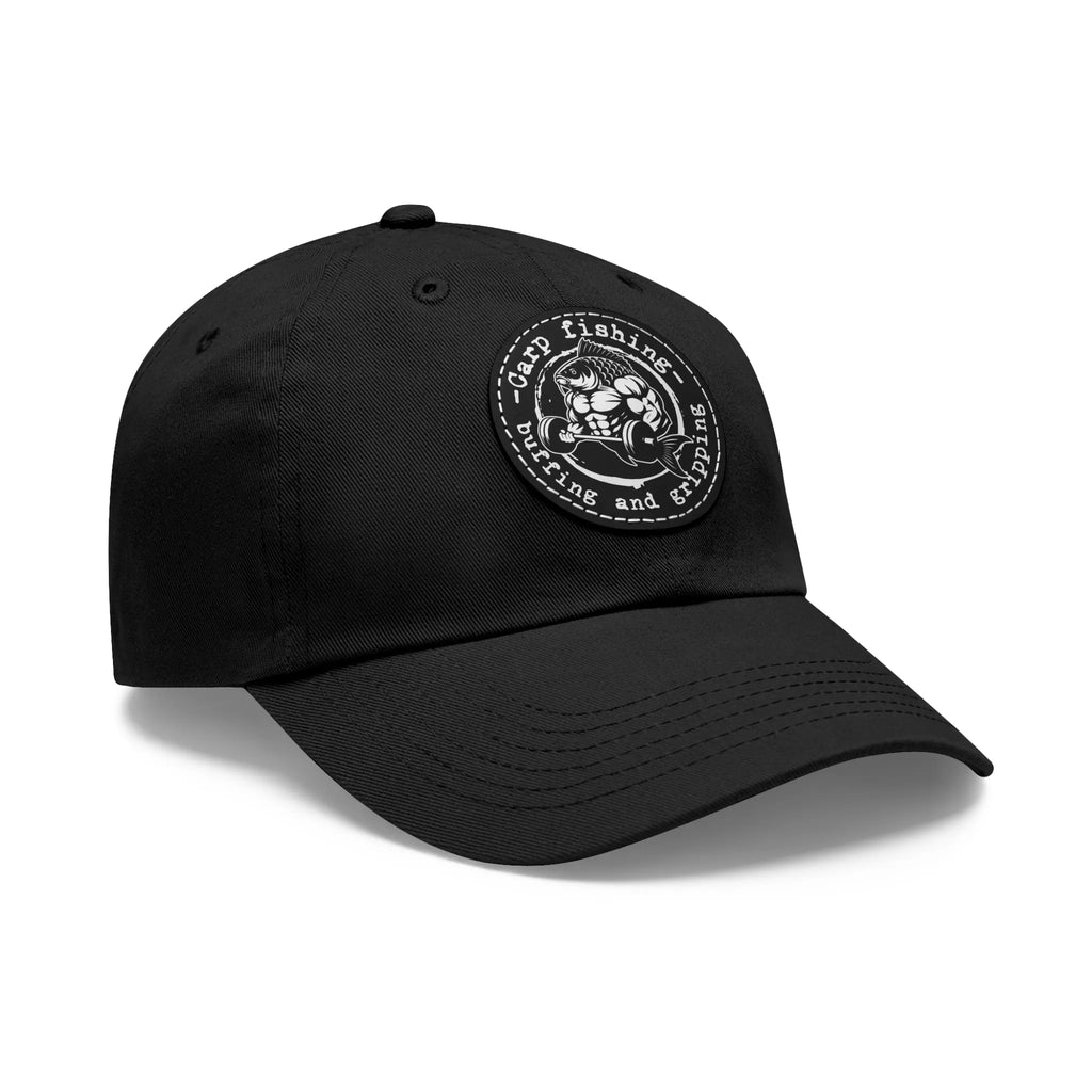 Black / Black patch, Carp Fishing, Buffing and Gripping Dad Hat – fish-room