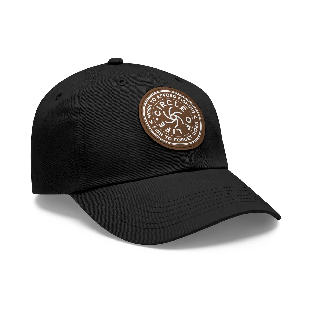 Black / Light Brown patch, Circle Of Life Dad Hat – fish-room