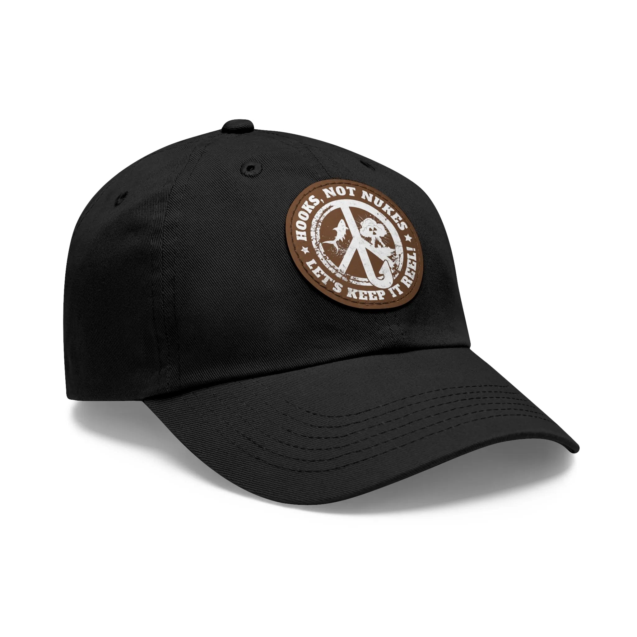 Hooks, Not Nukes – Let’s Keep It Reel! Dad Hat