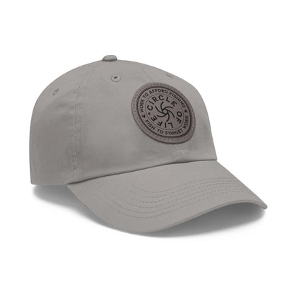 Circle Of Life Dad Hat Grey Grey patch Circle One size Hats