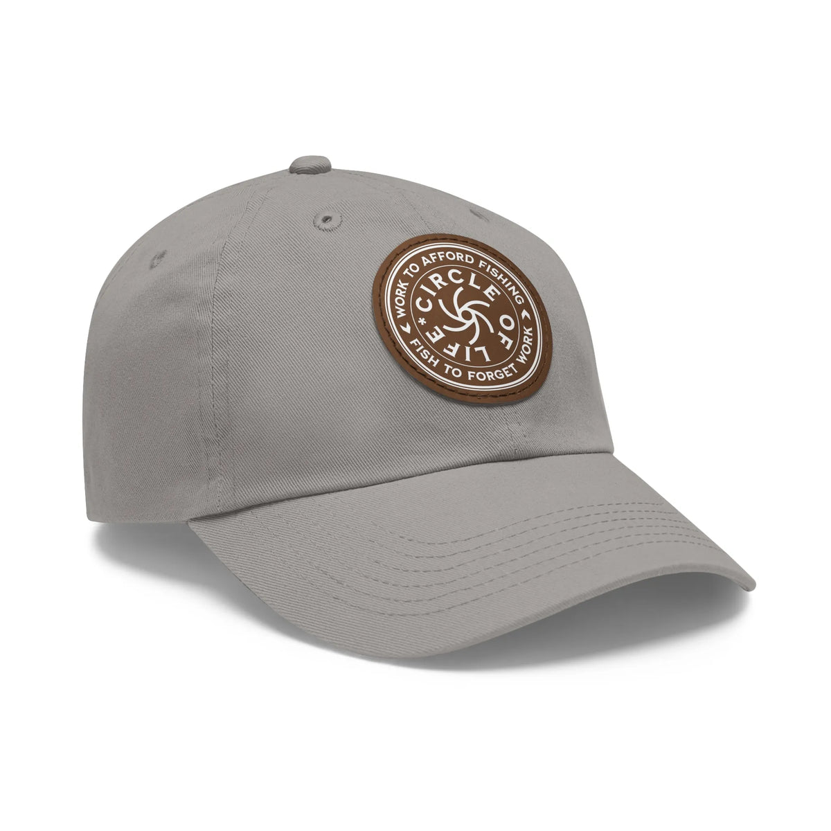 Grey / Light Brown patch, Circle Of Life Dad Hat – fish-room