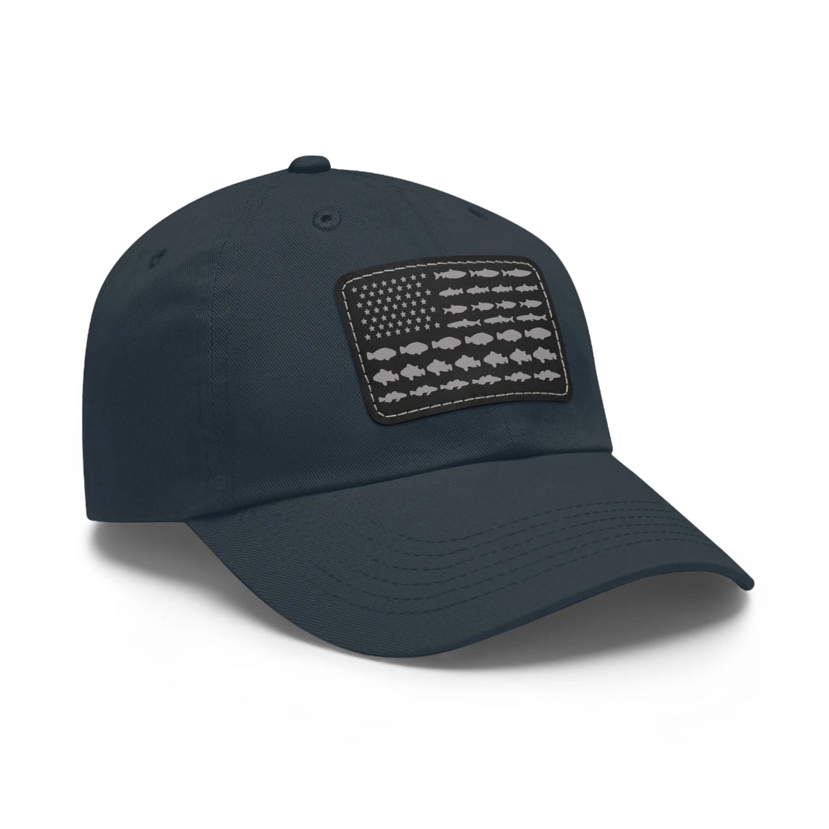 Navy / Black patch, Fishing in the USA Dad Hat – fish-room