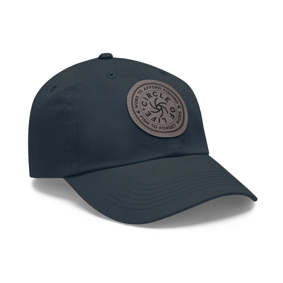 Navy / Grey patch, Circle Of Life Dad Hat – fish-room