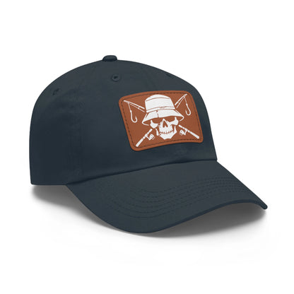 Navy / Light Brown patch, Dead Serious Fishing Dad Hat – fish-room