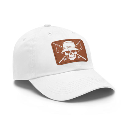 White / Light Brown patch, Dead Serious Fishing Dad Hat – fish-room