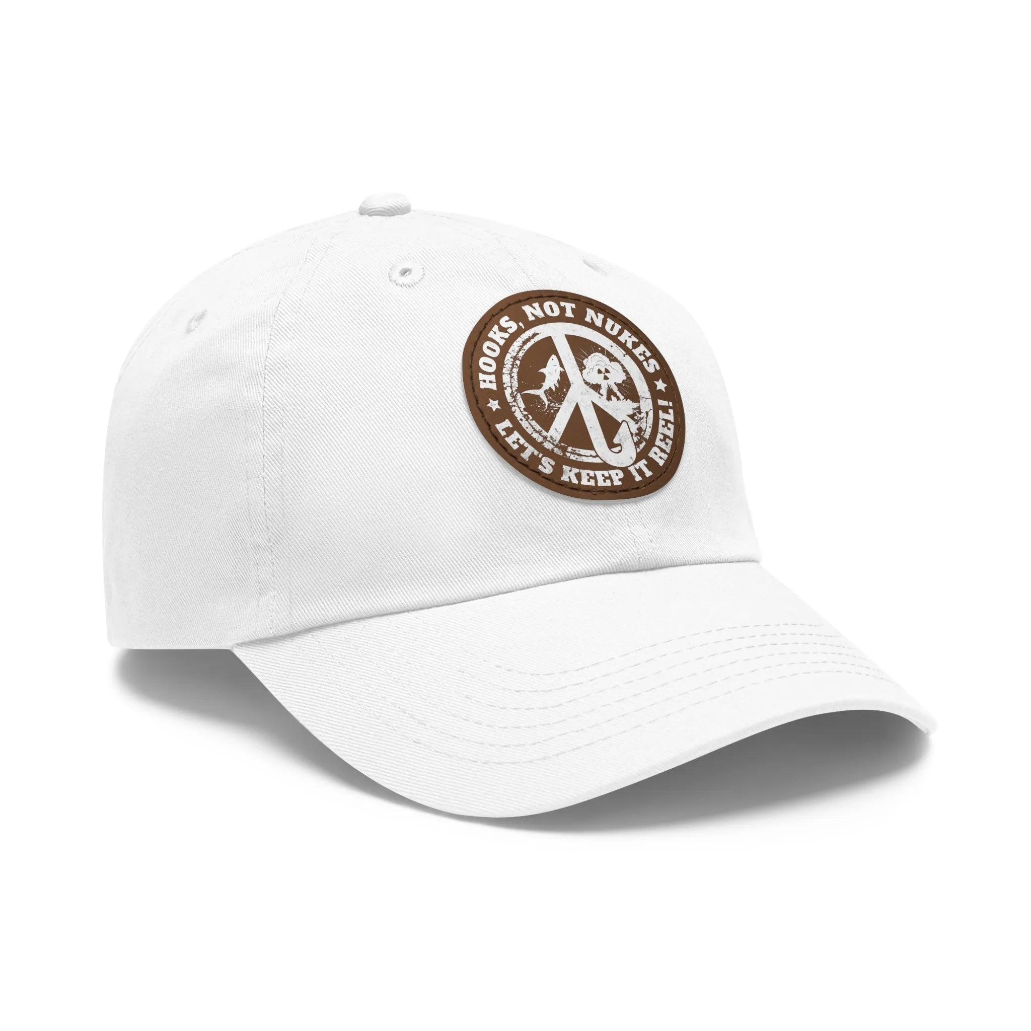 Hooks, Not Nukes – Let’s Keep It Reel! Dad Hat