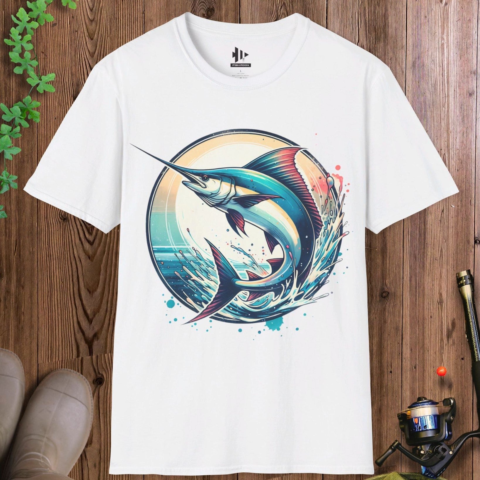 Swordfish Ocean Sunset T-Shirt