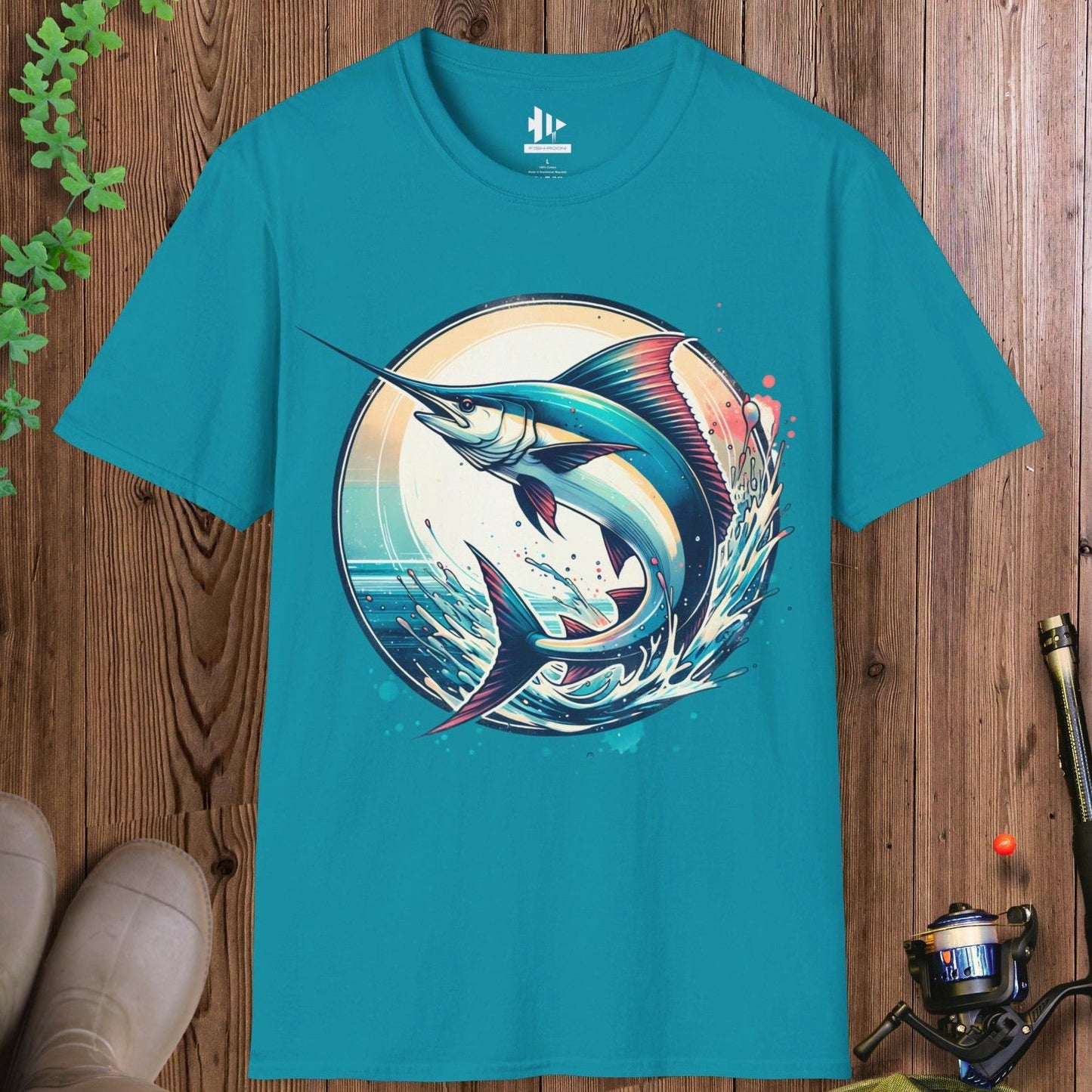 Swordfish Ocean Sunset T-Shirt