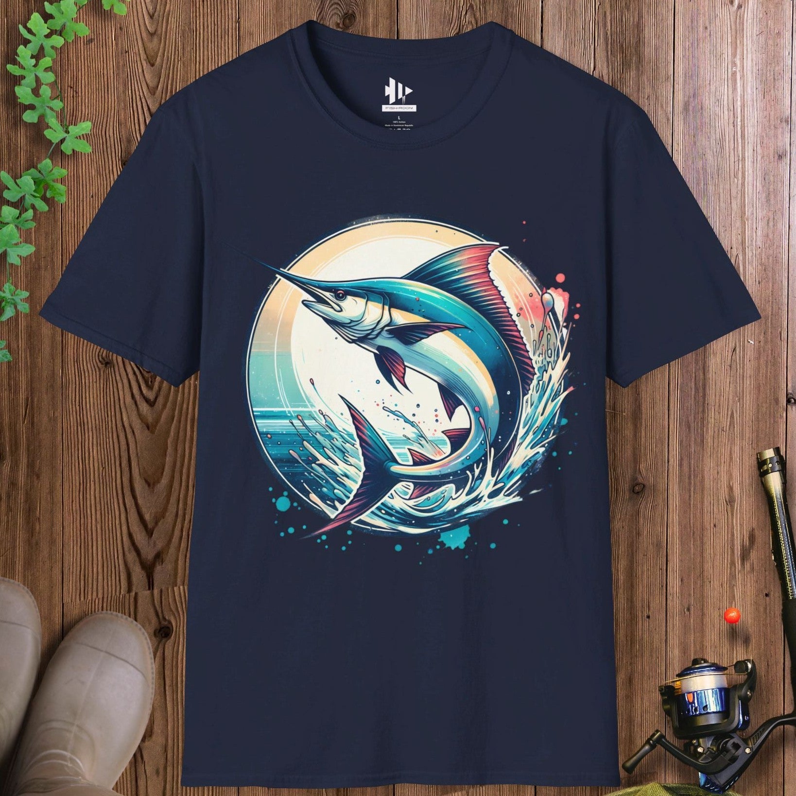 Swordfish Ocean Sunset T-Shirt