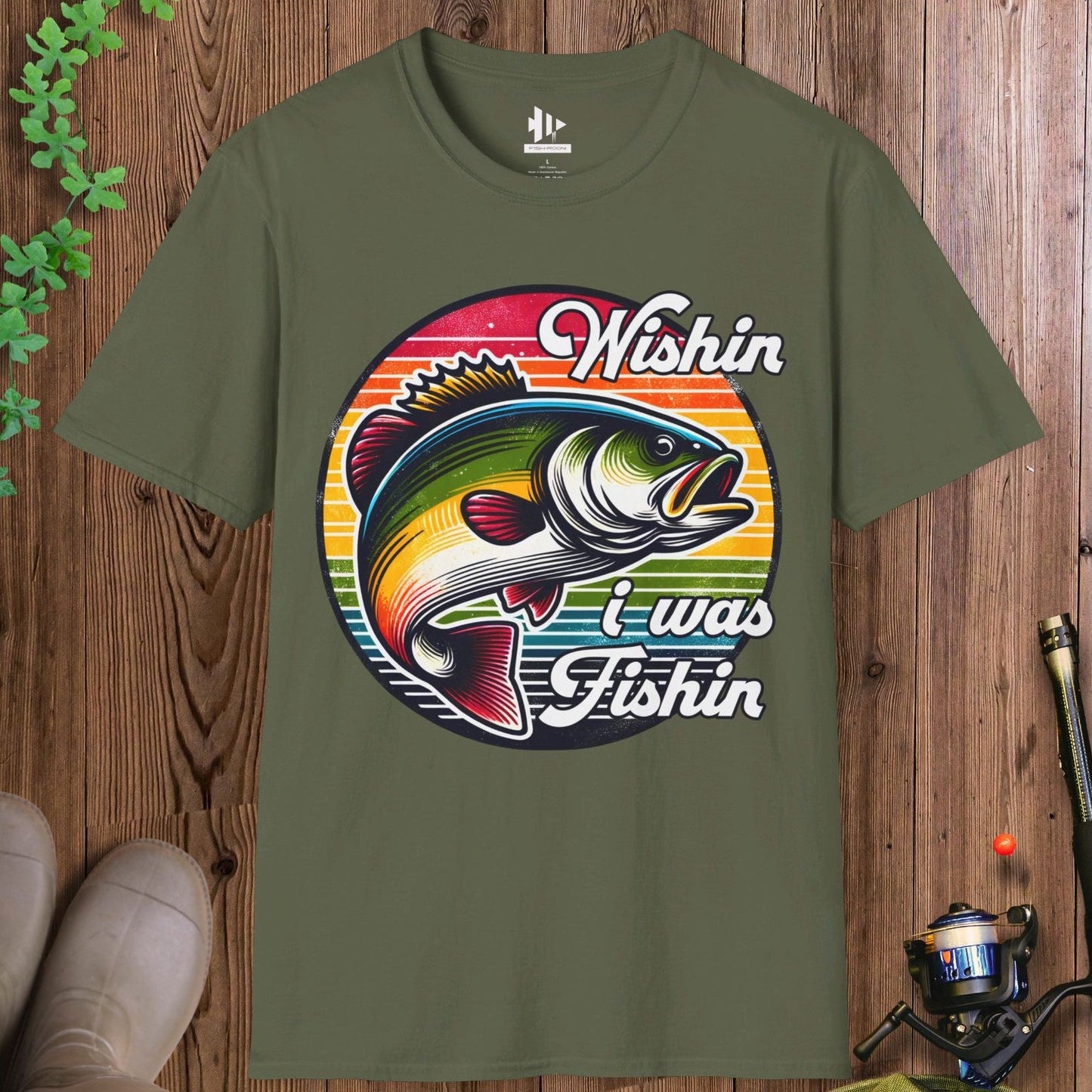 Wishin' I was Fishin' T-Shirt