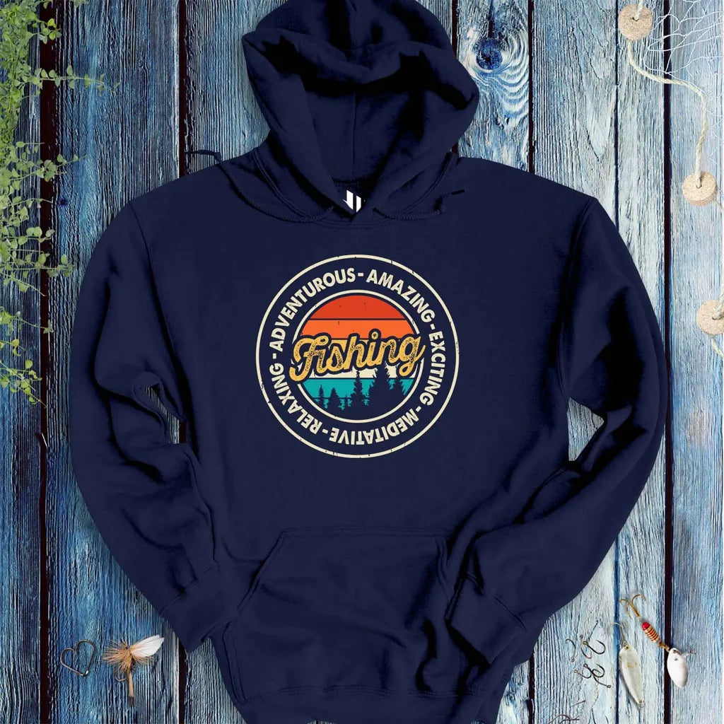 Adventurous Fishing Hoodie - FISH - ROOM LLC