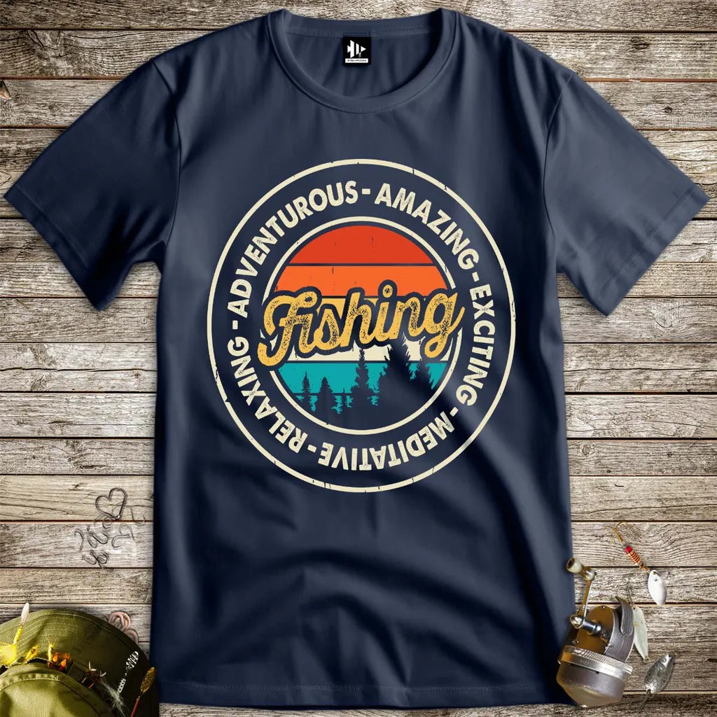 Adventurous Fishing Tee - FISH - ROOM LLC