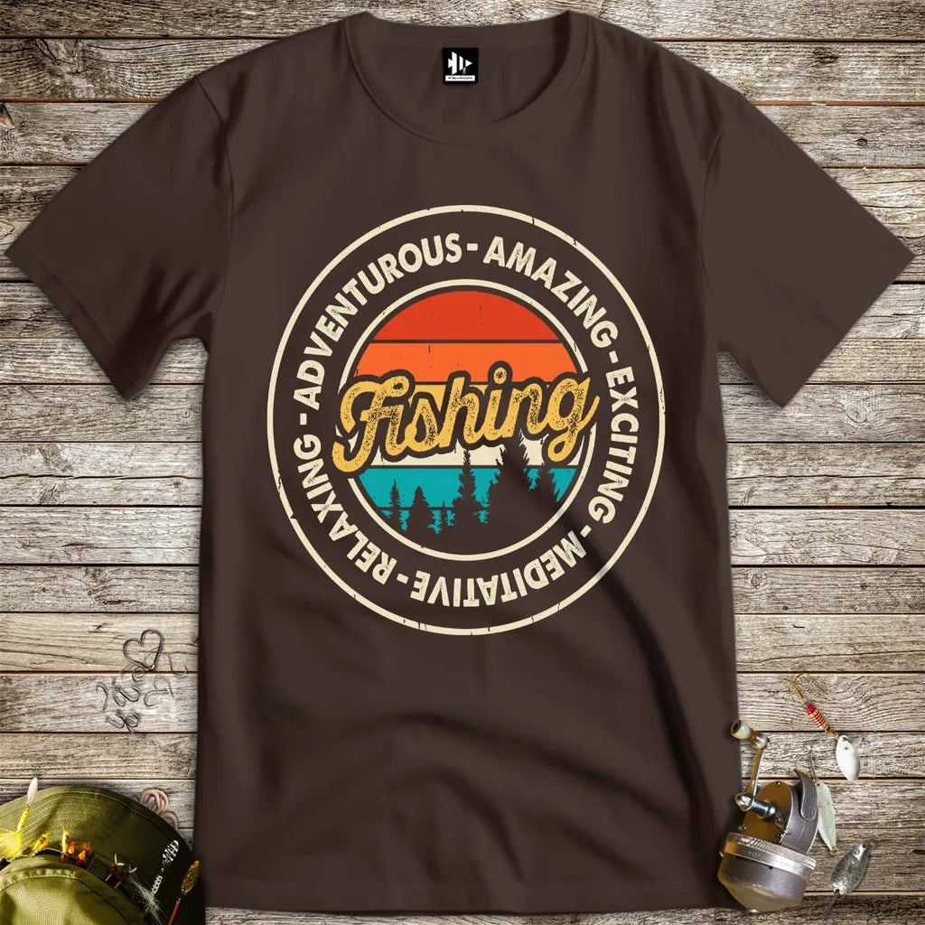 Adventurous Fishing Tee - FISH - ROOM LLC