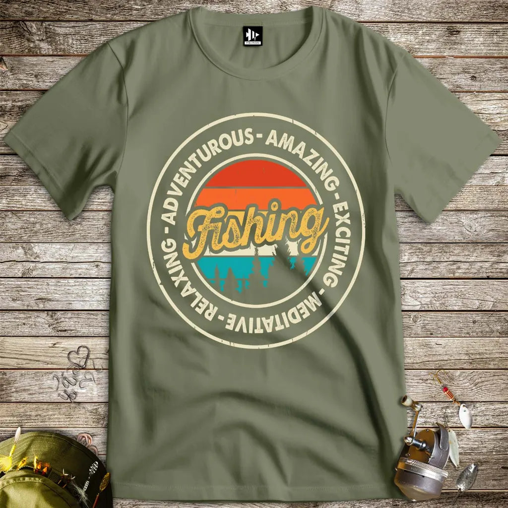 Adventurous Fishing Tee - FISH - ROOM LLC