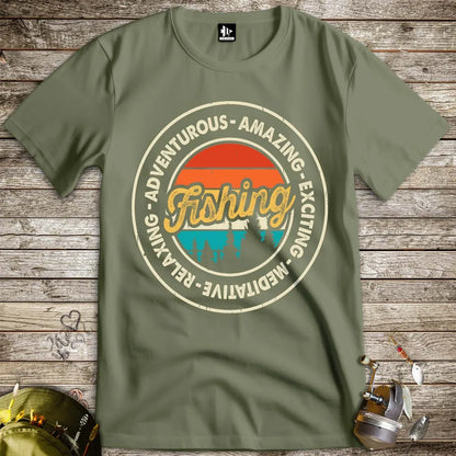 Adventurous Fishing Tee - FISH - ROOM LLC