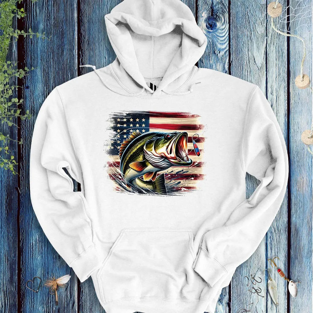 American Bass Hoodie - FISH - ROOM LLC