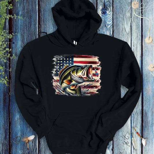 American Bass Hoodie - FISH - ROOM LLC