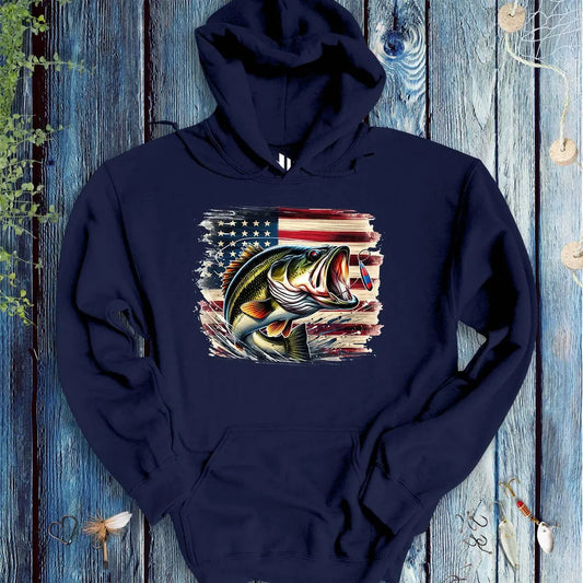 American Bass Hoodie - FISH - ROOM LLC