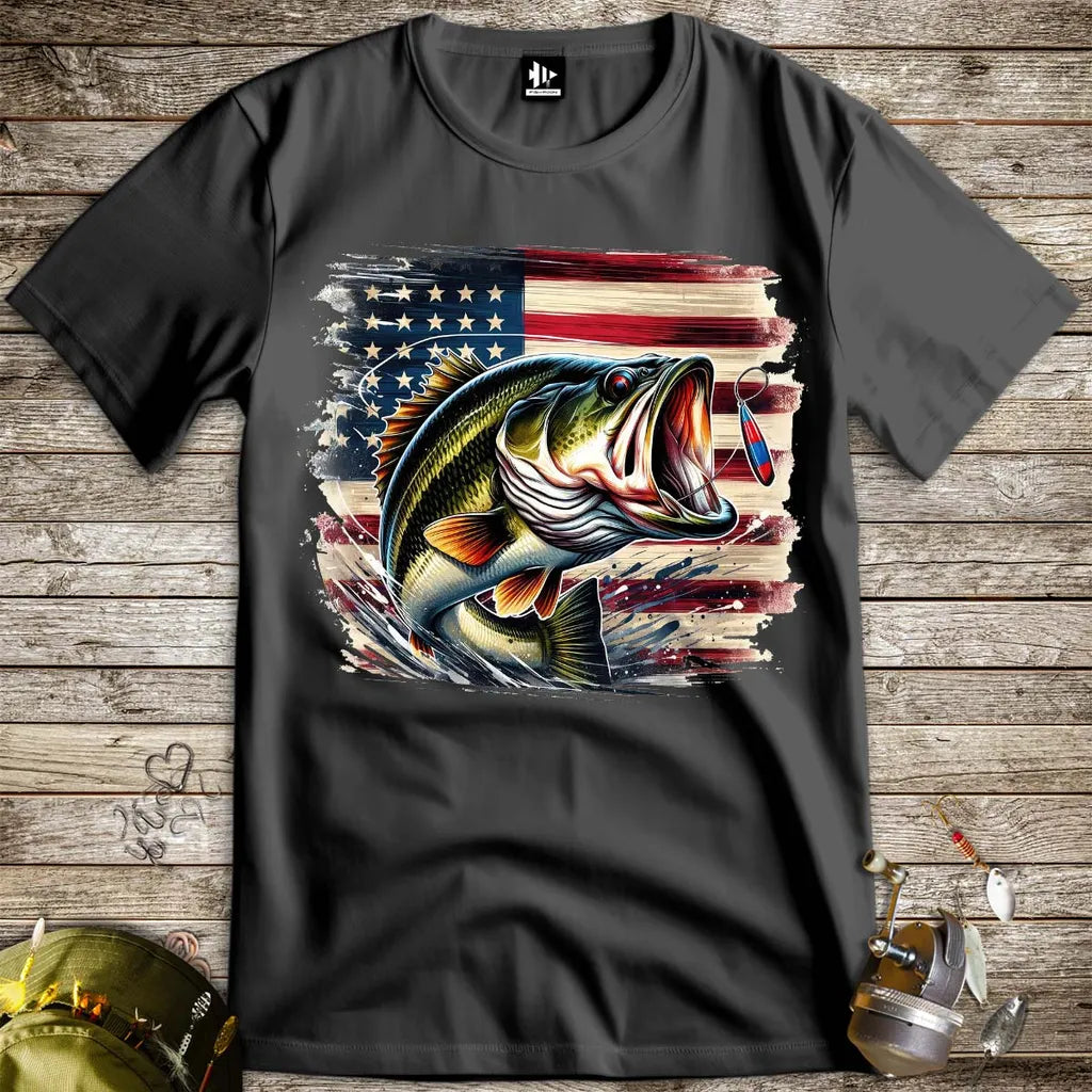 American Bass Tee - FISH - ROOM LLC