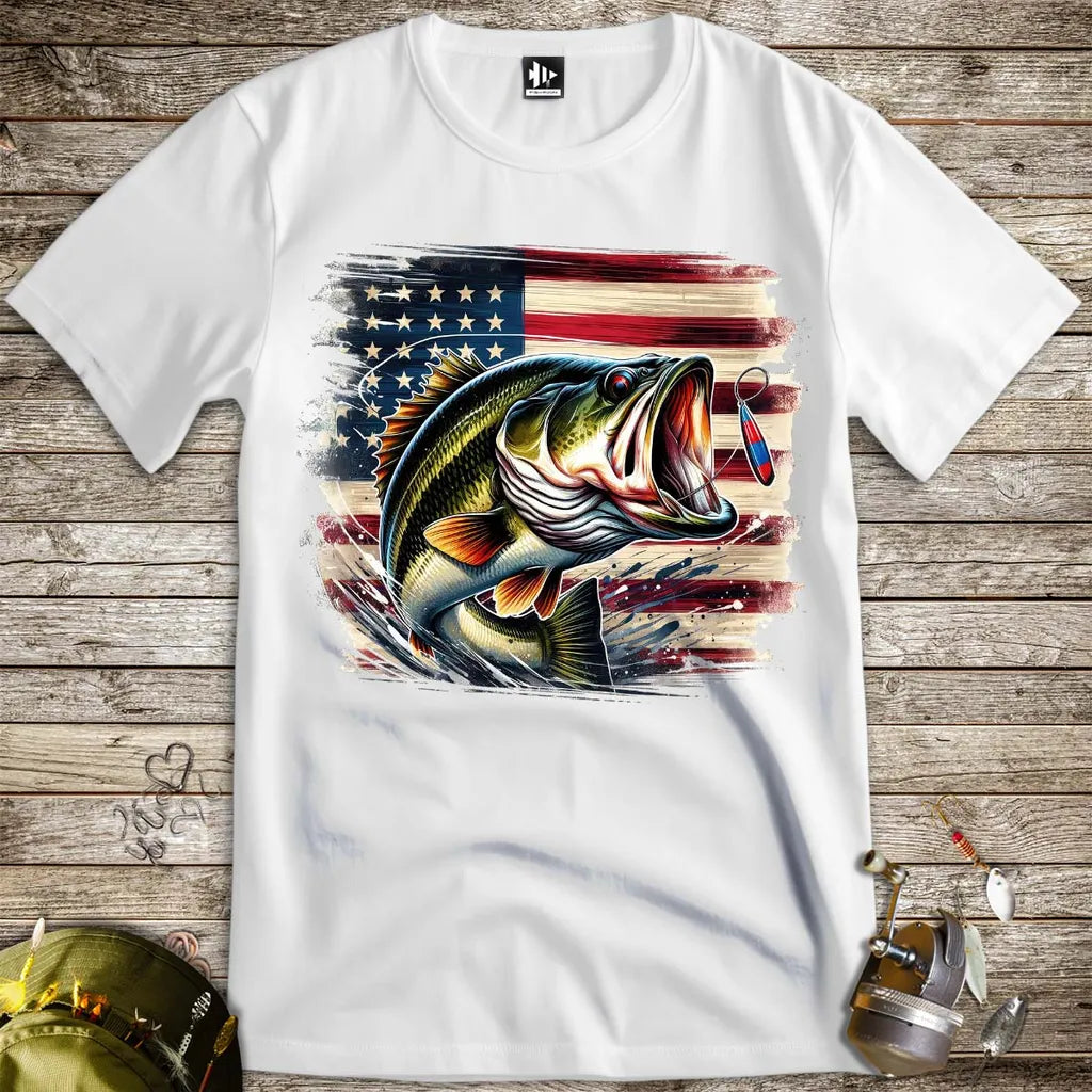 American Bass Tee - FISH - ROOM LLC