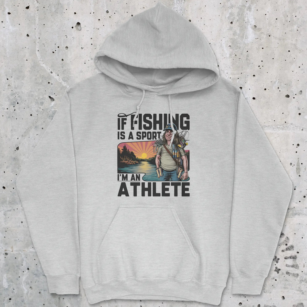 Ash, Fishing Athlete Hoodie – fish-room