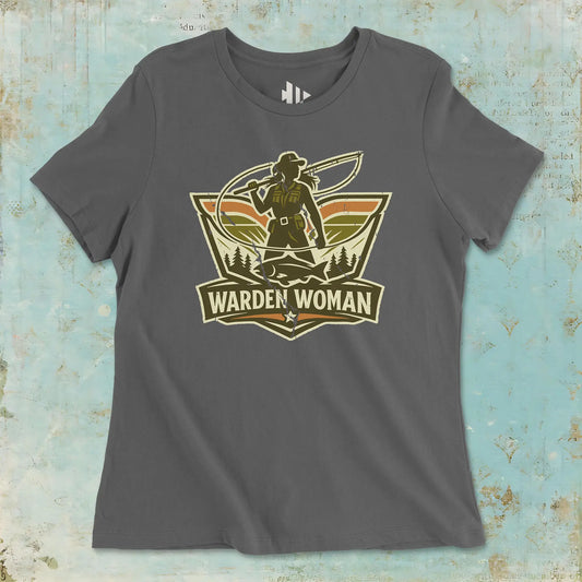 Asphalt, Warden Woman Ladies’ Tee – fish-room