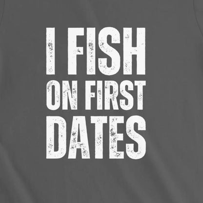 Asphalt, I Fish on First Dates Ladies’ Tee – fish-room