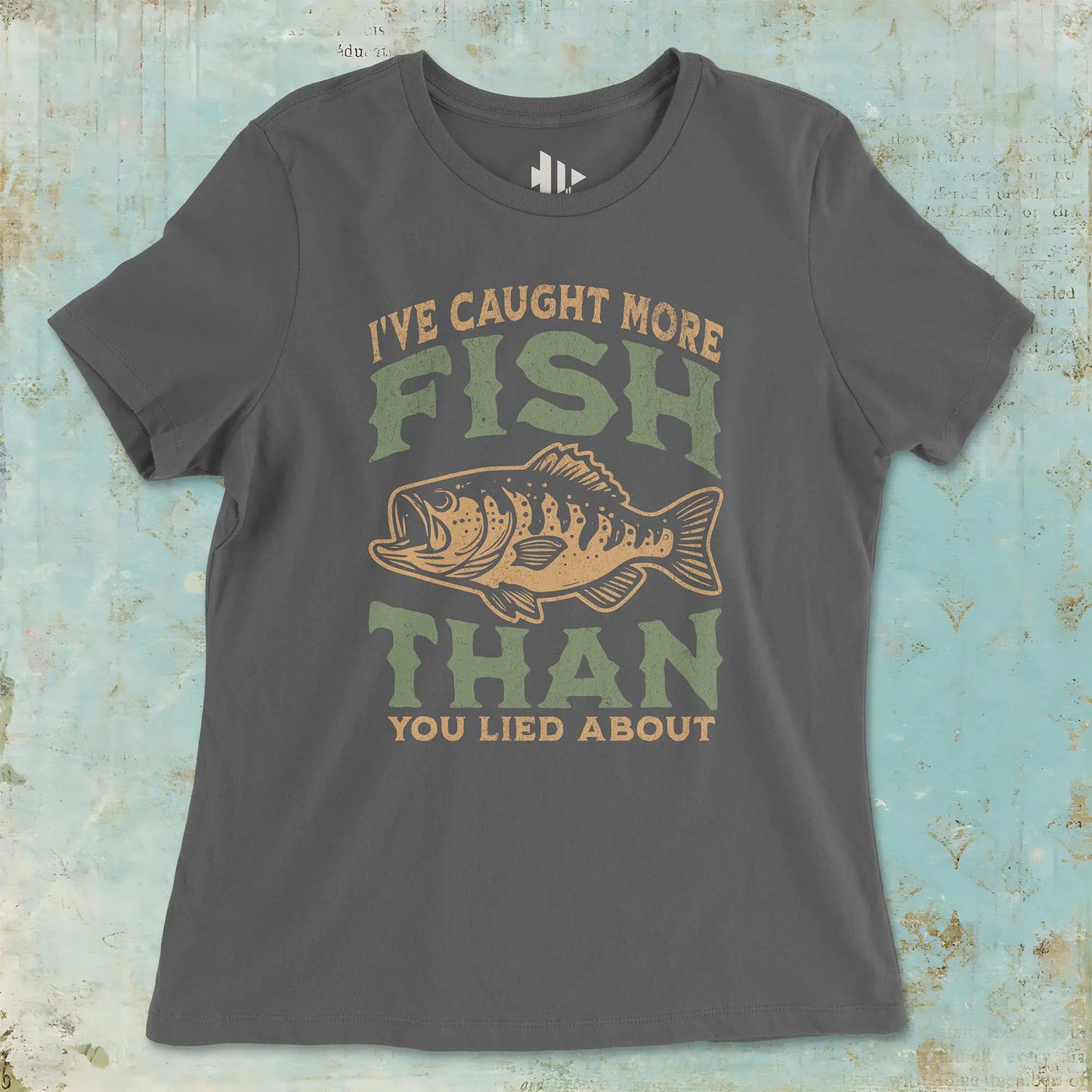 Asphalt, I've Caught More Fish Ladies’ Tee – fish-room