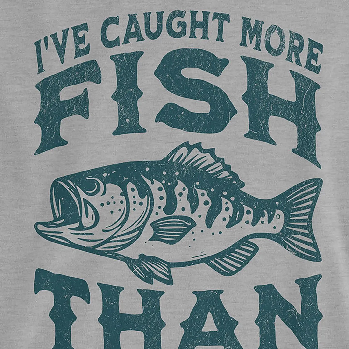 Athletic Heather, I've Caught More Fish Ladies’ Tee – fish-room
