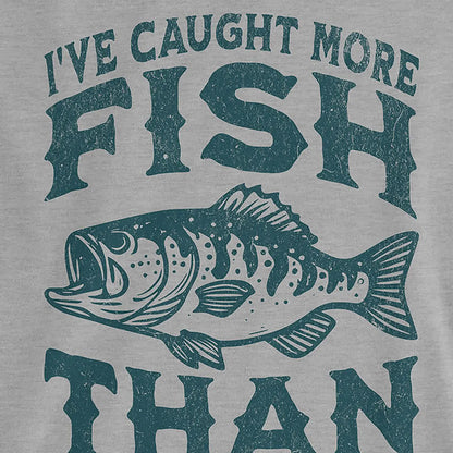 Athletic Heather, I've Caught More Fish Ladies’ Tee – fish-room