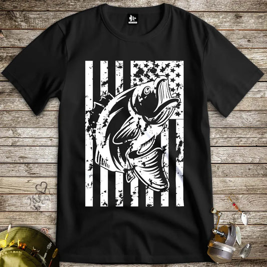 Bass Fishing USA Tee - FISH - ROOM LLC