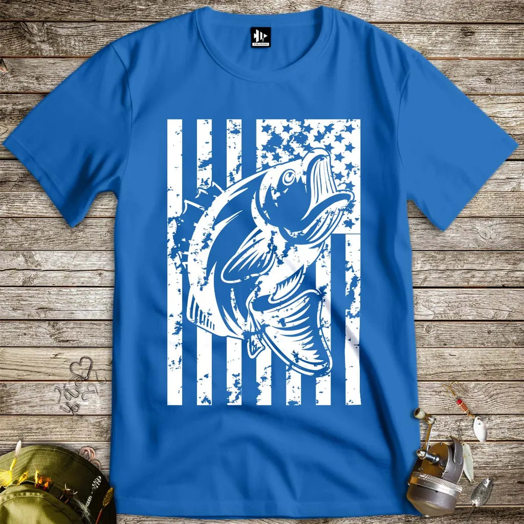 Bass Fishing USA Tee - FISH - ROOM LLC