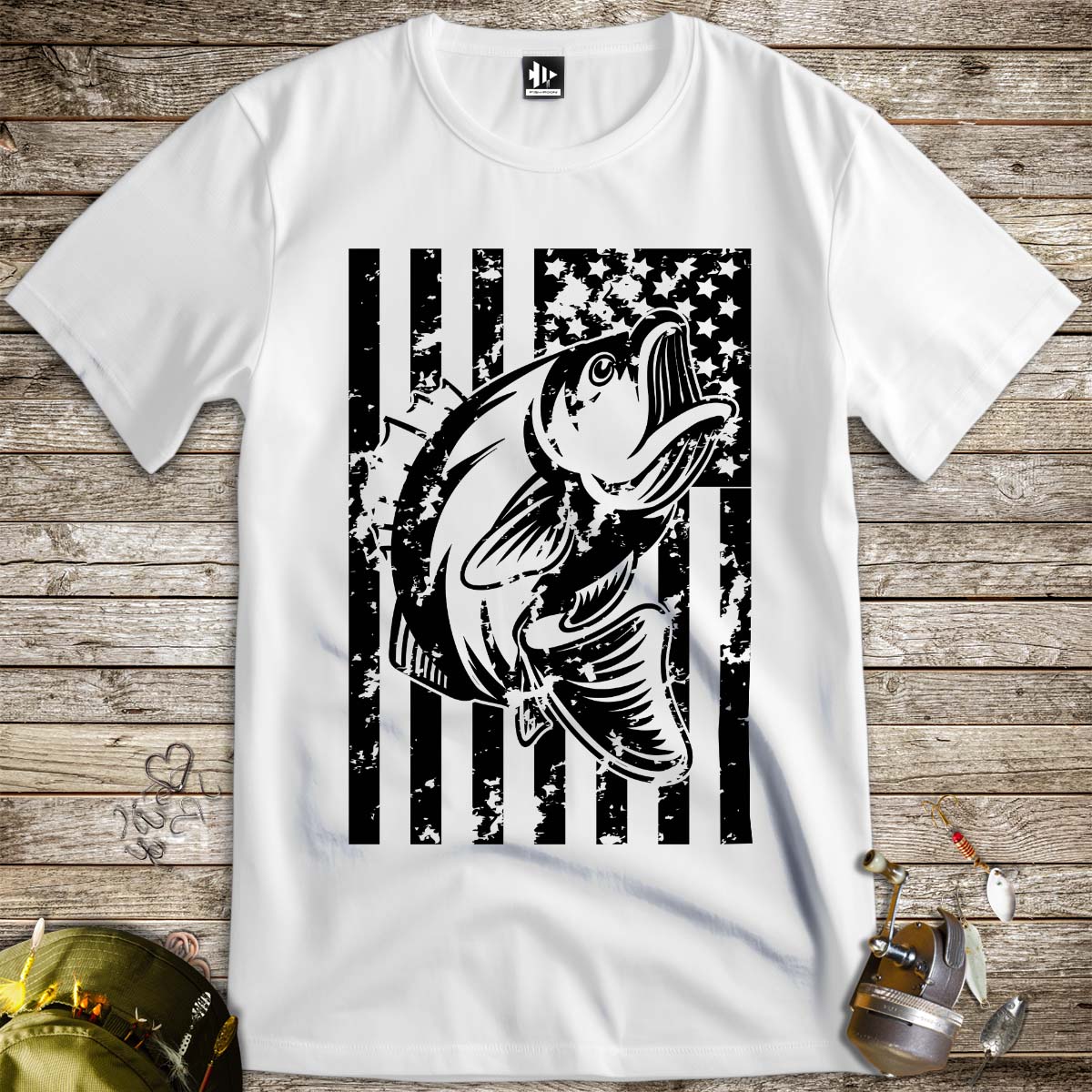 Bass Fishing USA Tee - FISH - ROOM LLC