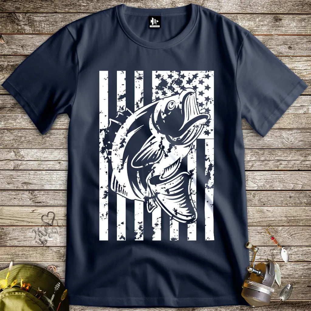 Bass Fishing USA Tee - FISH - ROOM LLC