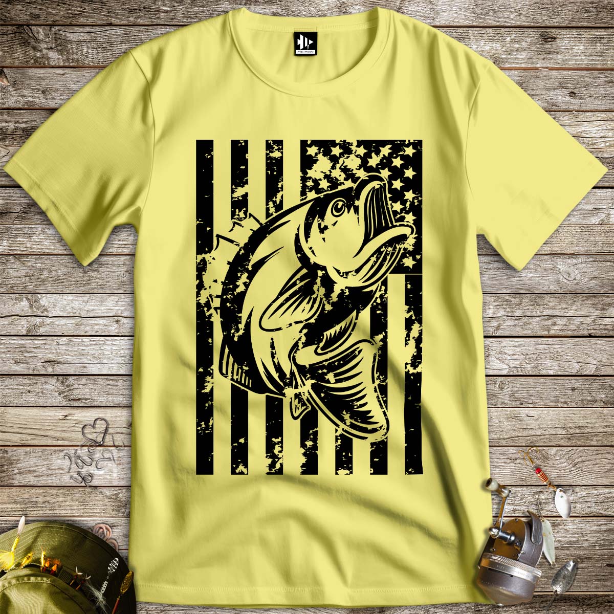 Bass Fishing USA Tee - FISH - ROOM LLC