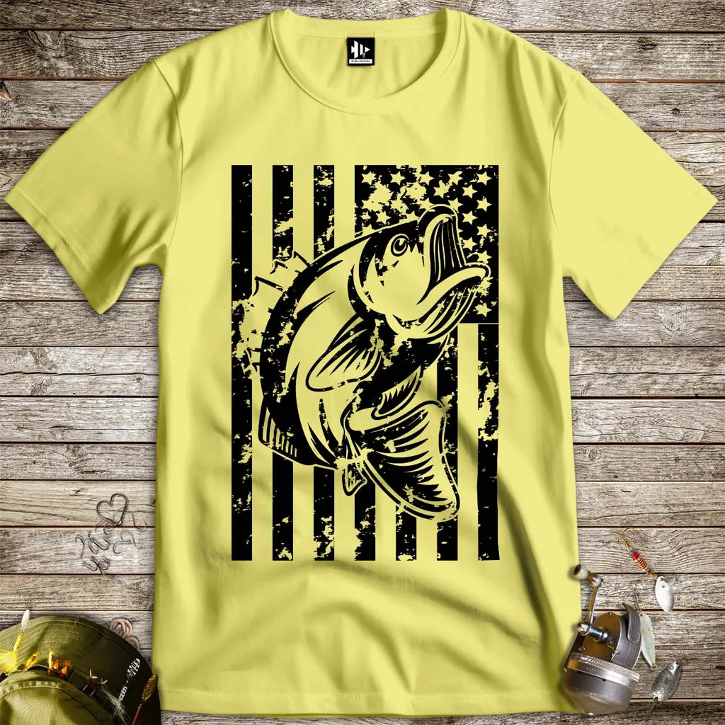 Bass Fishing USA Tee - FISH - ROOM LLC
