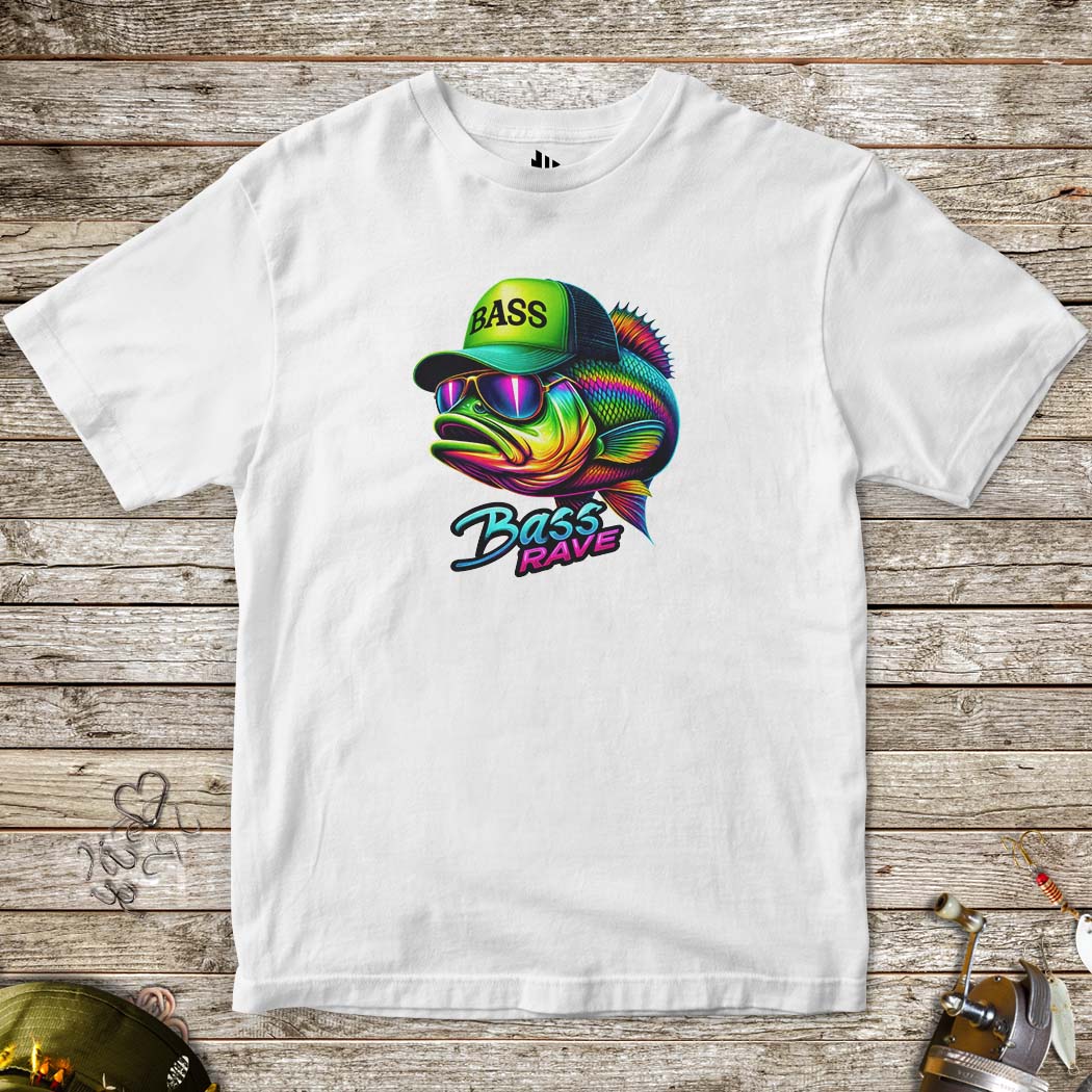 Bass Rave Tee for Kids - FISH - ROOM LLC