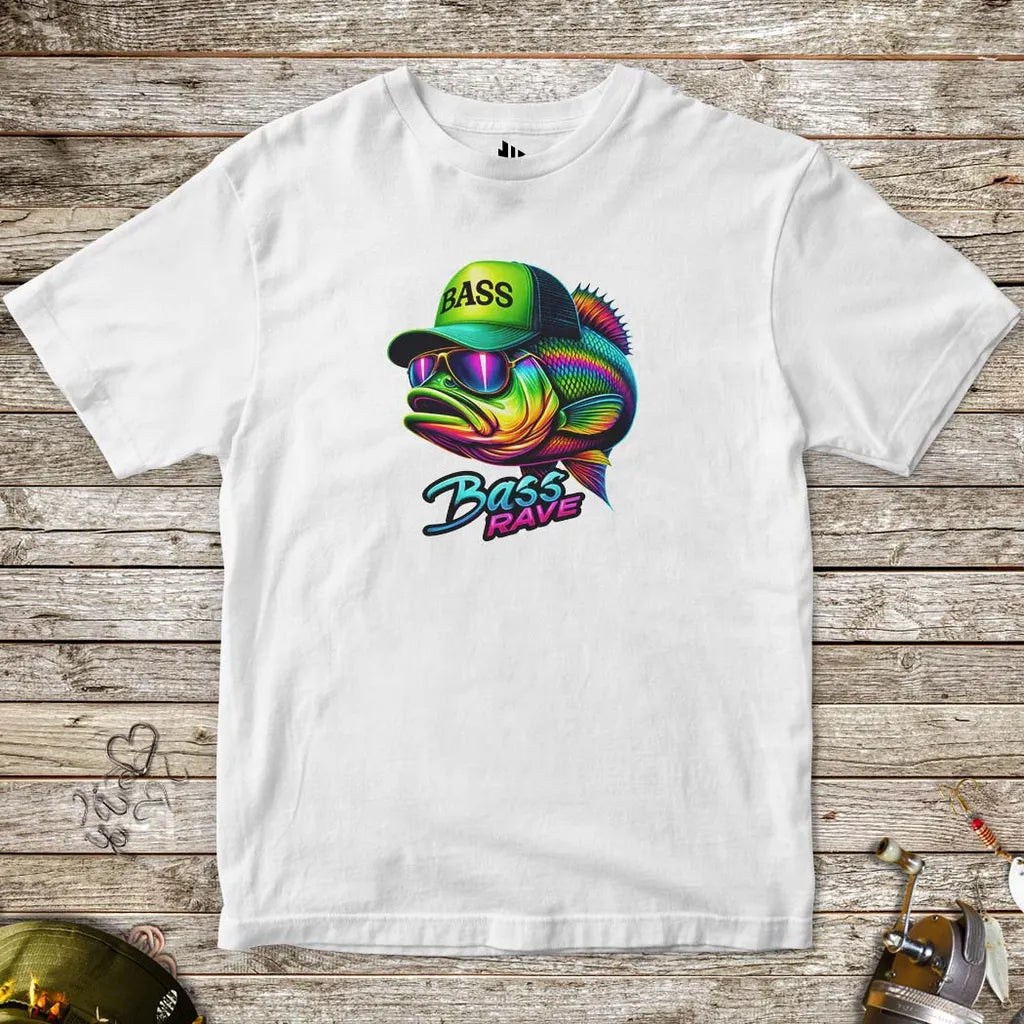 Bass Rave Tee for Kids - FISH - ROOM LLC
