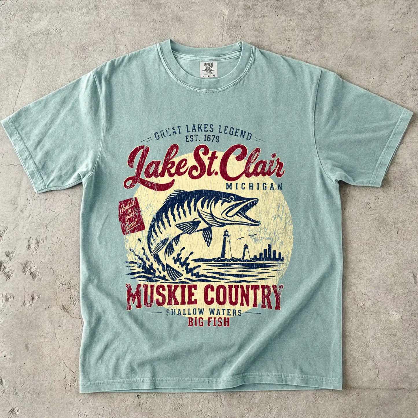 Lake St. Clair Muskie Tee