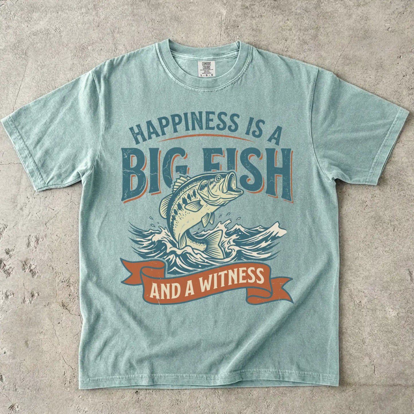Happiness Is A Big Fish Tee