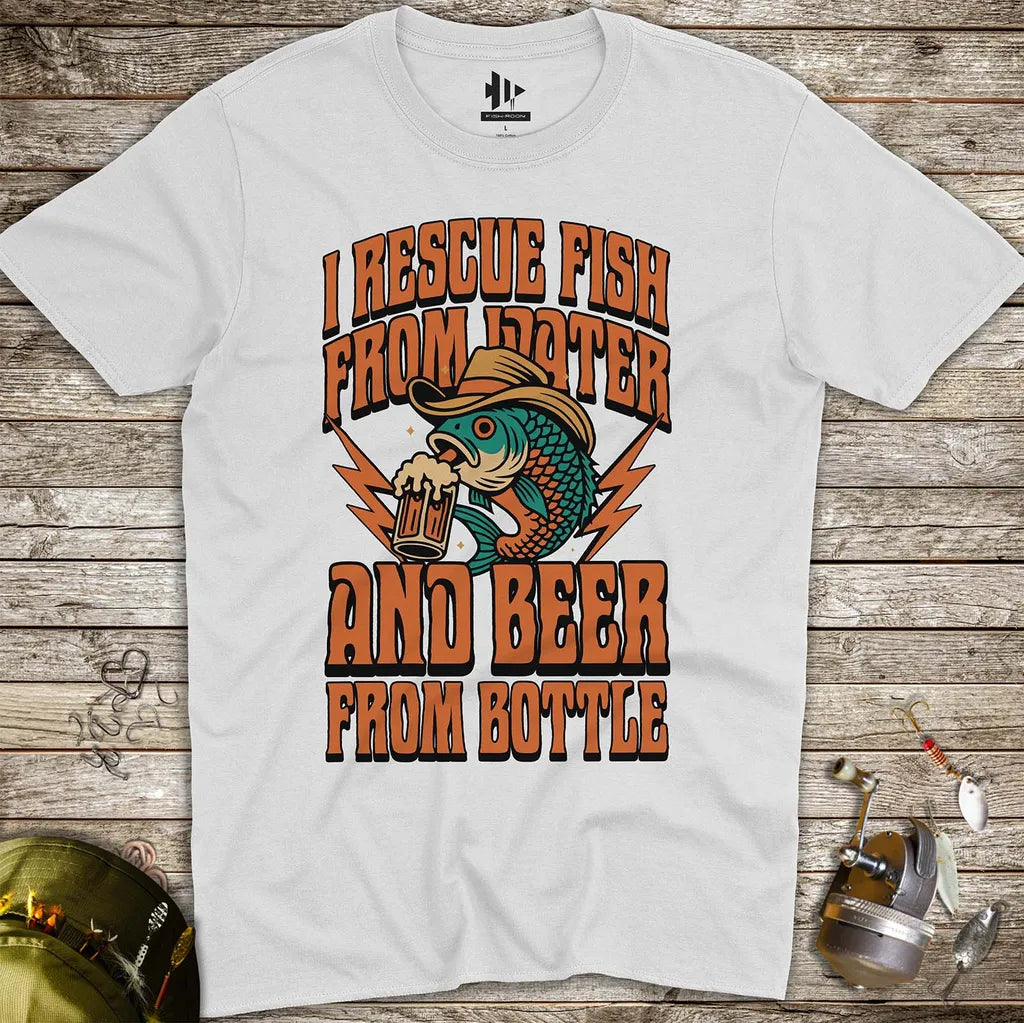 Beer & Bass – Classic Combo Tee - FISH - ROOM LLC