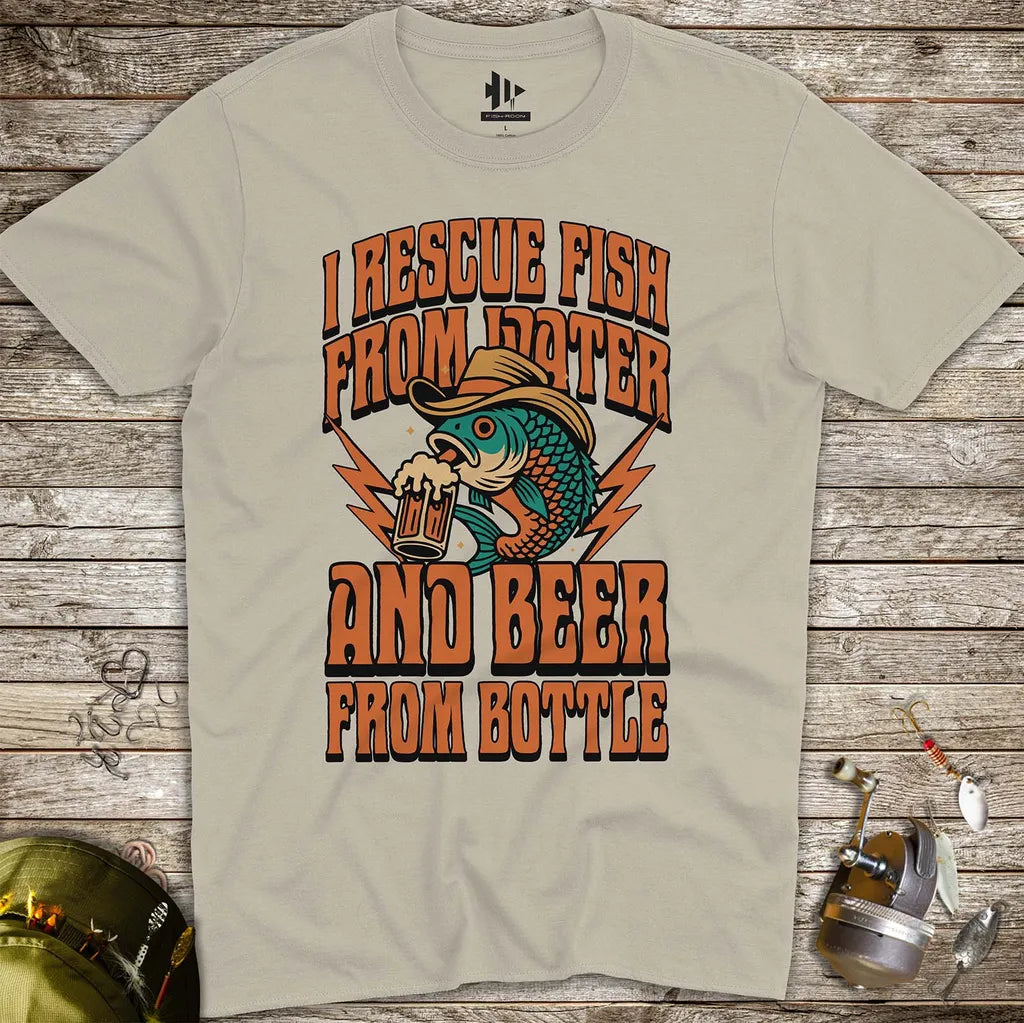 Beer & Bass – Classic Combo Tee - FISH - ROOM LLC