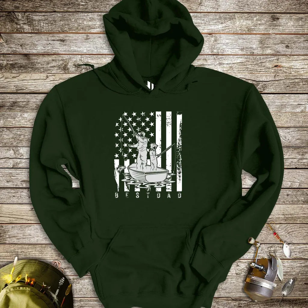Best Dad Hoodie - FISH - ROOM LLC