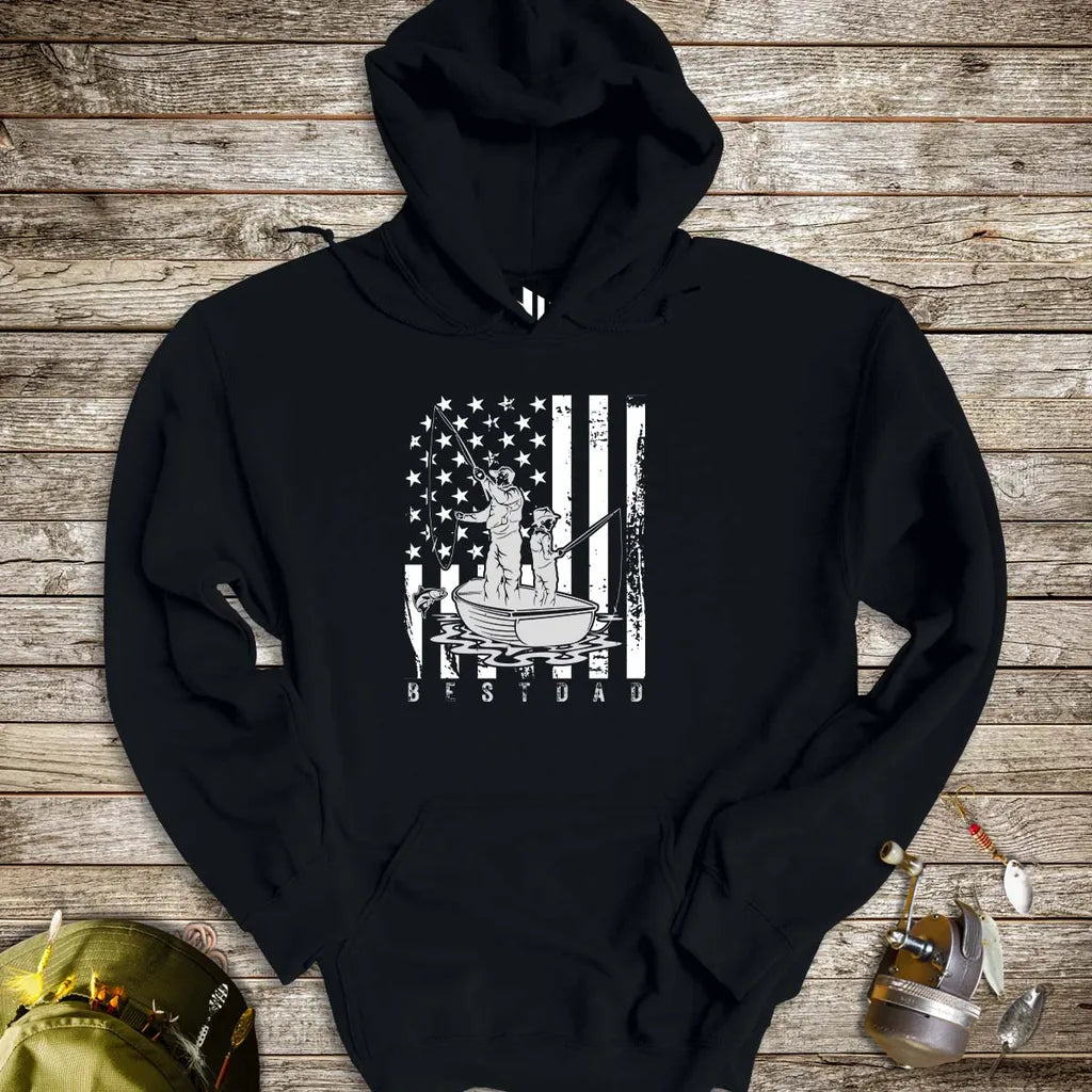 Best Dad Hoodie - FISH - ROOM LLC