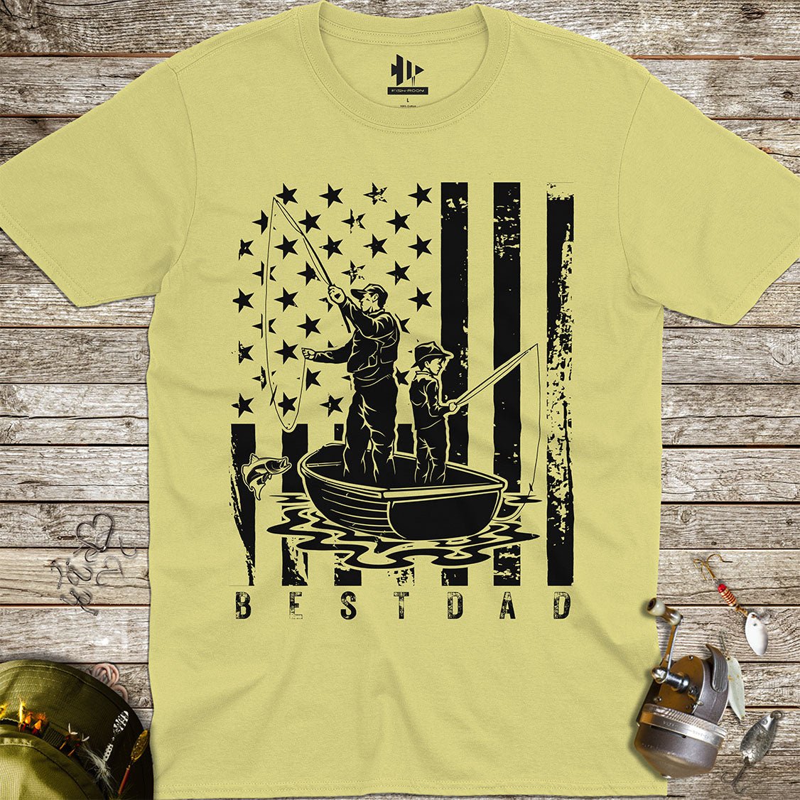 Best Dad Tee - FISH - ROOM LLC