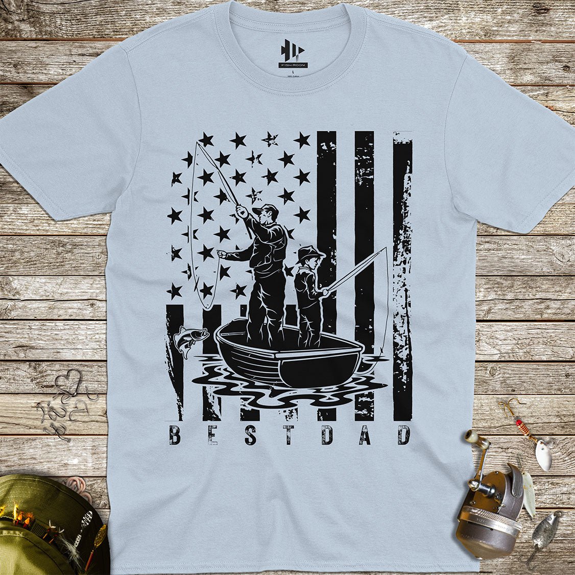Best Dad Tee - FISH - ROOM LLC