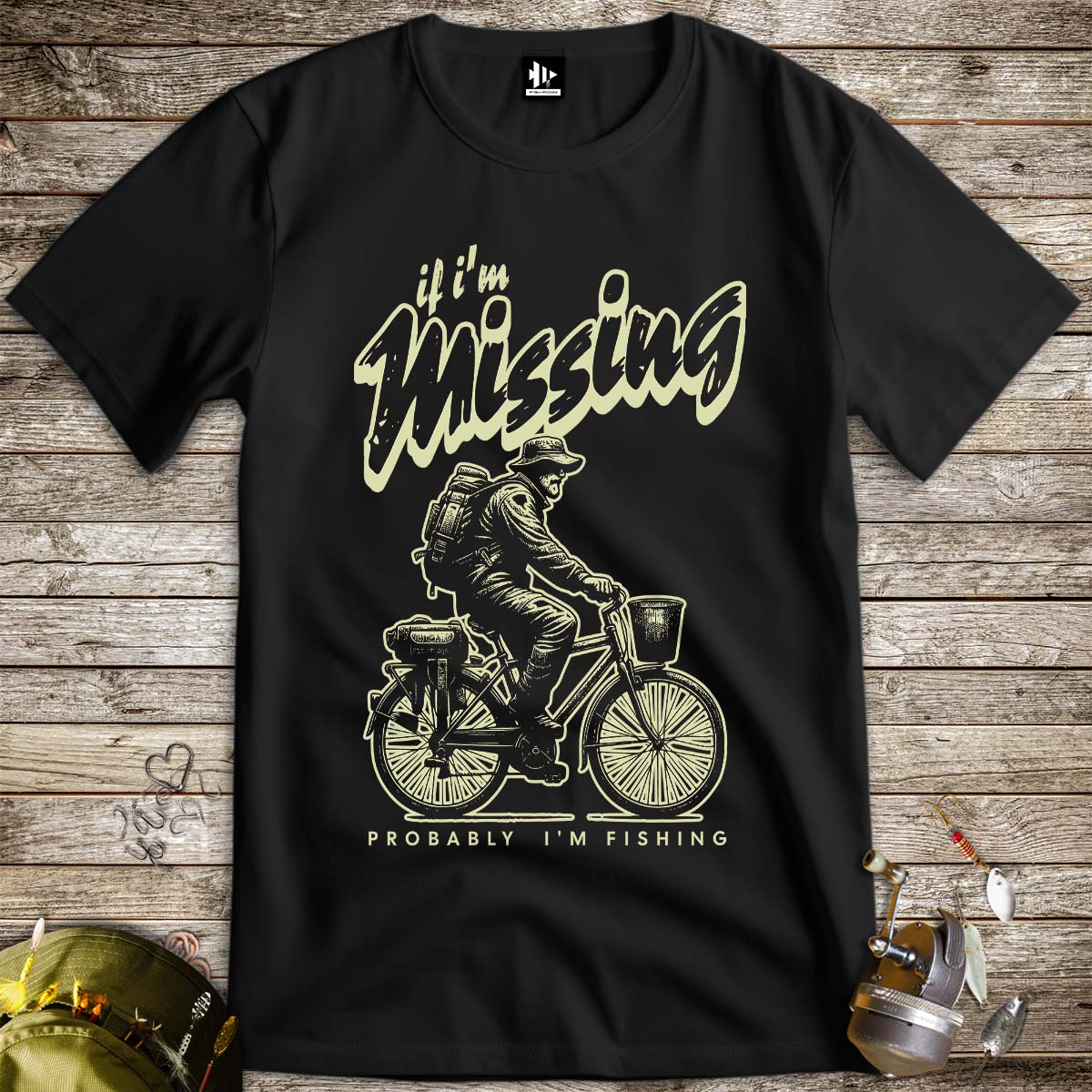 If I'm Missing, Probably I'm Fishing Tee-funny fishing t shirt-FISH-ROOM LLC