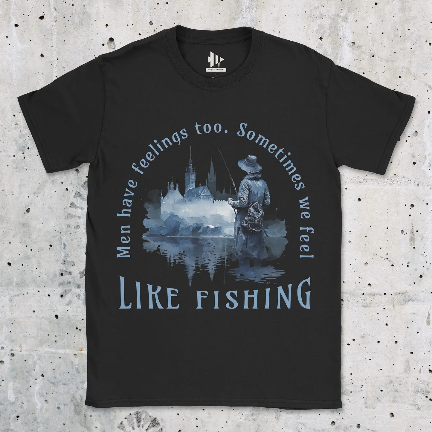 Black, Men Have Feelings Too Tee – fish-room