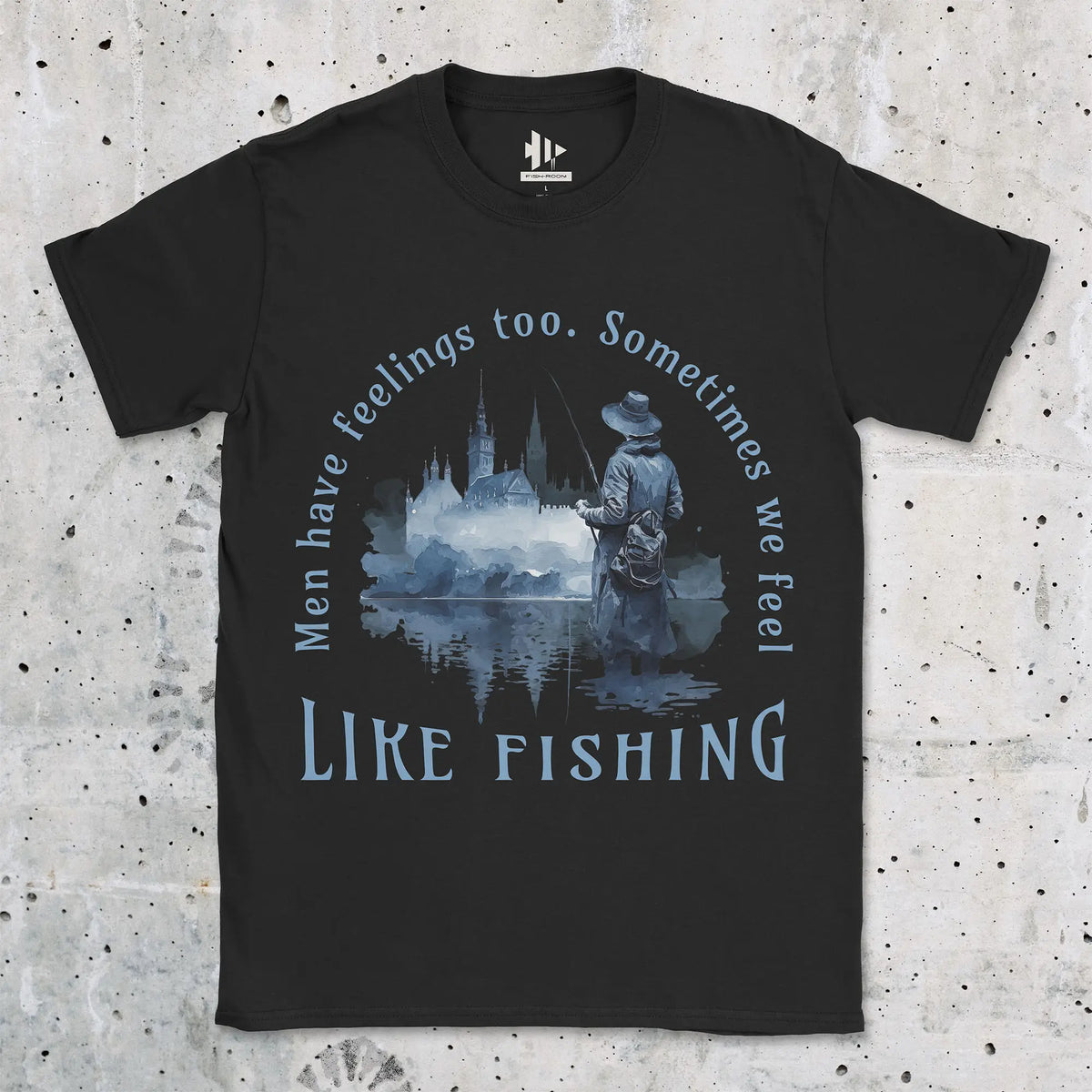 Black, Men Have Feelings Too Tee – fish-room